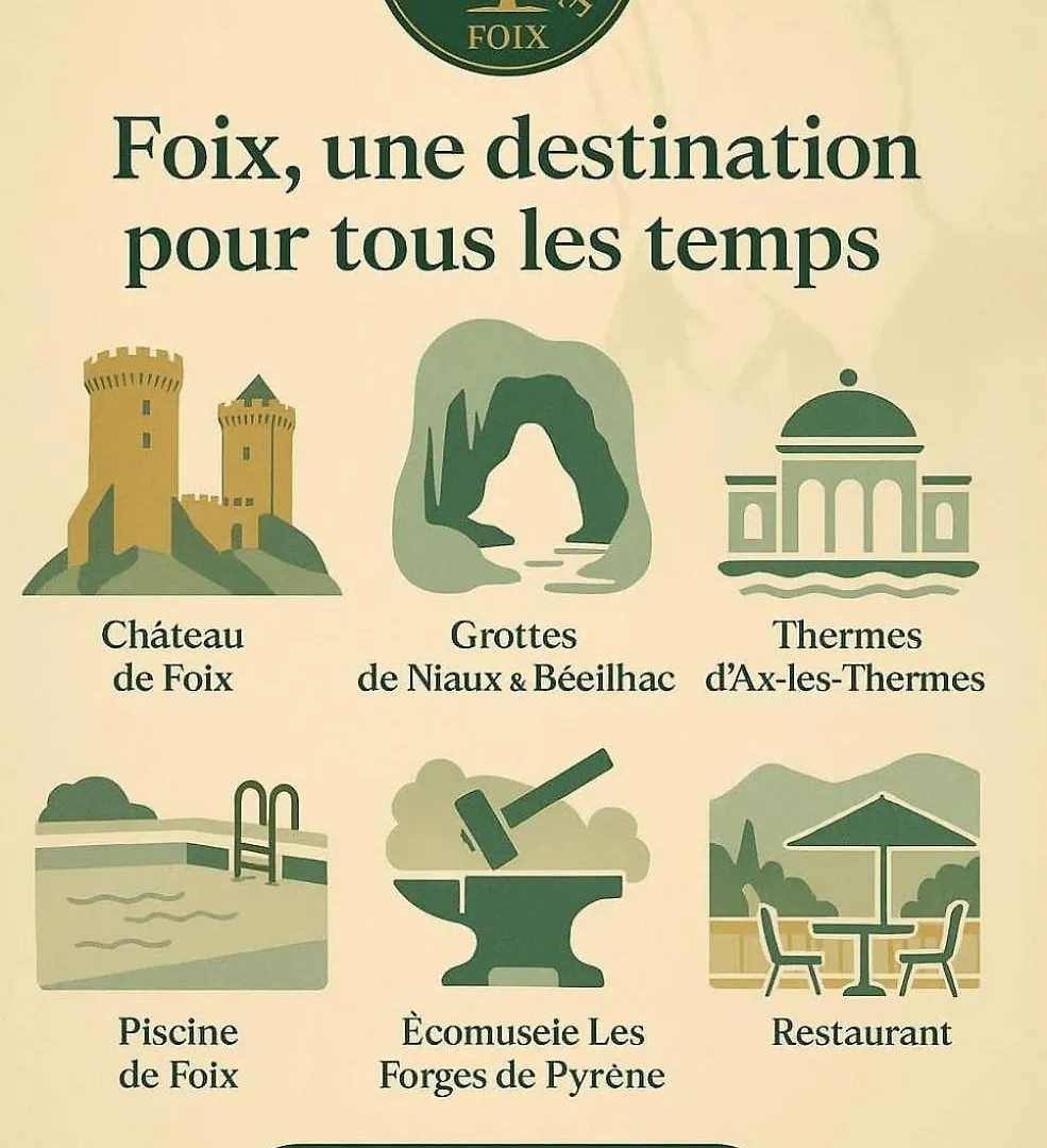 La Note Verte - Parking Gratuit Devant L'Entree Foix Apartment